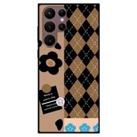 Ốp lưng dành cho Samsung S22 - S22 Plus - S22 Ultra - Hoa Nền Sọc - Lựa Chọn Samsung S22 Ultra
