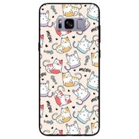 Ốp lưng dành cho Samsung S8 - S8 Plus - S9 Plus mẫu Mèo Meow - Samsung S8