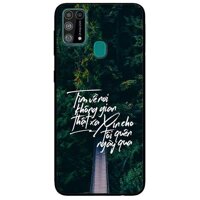 Ốp lưng dành cho Samsung Galaxy M31 mẫu Tim Vê Nơi Xaa
