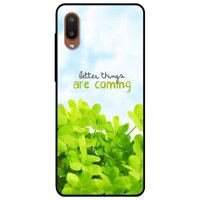 Ốp lưng dành cho Samsung Galaxy A02 mẫu Cỏ Xanh Và Chữ
