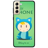 Ốp lưng dành cho Samsung Galaxy S21 Plus mẫu Mèo Xanh