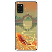 Ốp lưng dành cho Samsung Galaxy A31 mẫu Chép Bên Cầu