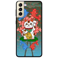 Ốp lưng dành cho Samsung Galaxy S21 Plus mẫu Mèo Và Cá Chép