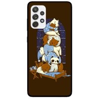 Ốp lưng dành cho Samsung Galaxy A32 mẫu Gấu Xếp Chồng