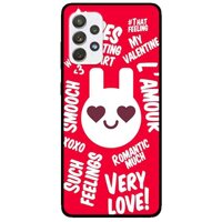 Ốp lưng dành cho Samsung Galaxy A52 5G mẫu Thỏ LOVE Đỏ