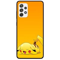 Ốp lưng dành cho Samsung Galaxy A72 5G mẫu PiKa nền vàng