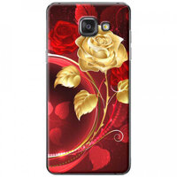Ốp lưng  dành cho Samsung Galaxy A5 2016 mẫu Bình hoa hồng