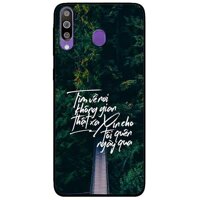 Ốp lưng dành cho Samsung Galaxy M30 mẫu Tim Vê Nơi Xaa