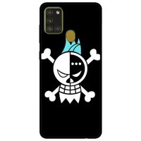 Ốp lưng dành cho Samsung Galaxy A21s mẫu Đầu Lâu Tóc Xanh