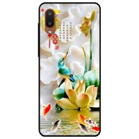 Ốp lưng dành cho Samsung Galaxy A02 mẫu Chim Hoa TRắng