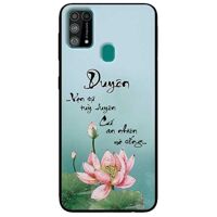 Ốp lưng dành cho Samsung Galaxy M31 mẫu Sen An Nhiên Mà Sống