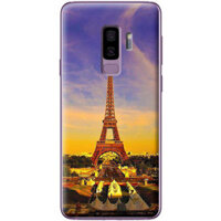 Ốp Lưng Dành Cho Samsung Galaxy S9 Plus Thap Eiffel Hoang Hôn