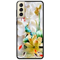 Ốp lưng dành cho Samsung Galaxy S21 Plus mẫu Chim Hoa TRắng