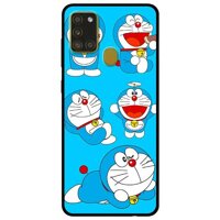 Ốp lưng dành cho Samsung Galaxy A21s mẫu Mèo Do Ra Mon