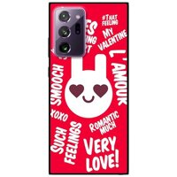 Ốp lưng dành cho Samsung Galaxy Note 20 Ultra mẫu Thỏ LOVE Đỏ
