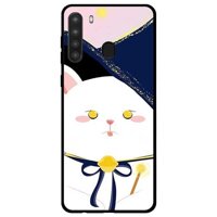 Ốp lưng dành cho Samsung Galaxy A21 mẫu Mèo Mắt Vàng
