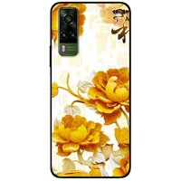 Ốp lưng dành cho Vivo Y51 2020 - Y31 2020 mẫu Mẫu Đơn Vàng