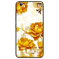 Ốp lưng dành cho Vivo Y55 - Y55s mẫu Mẫu Đơn Vàng