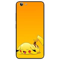 Ốp lưng dành cho Vivo Y55 - Y55s mẫu PiKa nền vàng