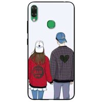 Ốp lưng dành cho Vsmart Joy 1 mẫu Cặp Đôi Mũ Trắng Xanh