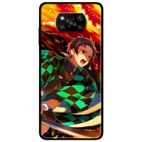 Ốp lưng dành cho Xiaomi Poco X3 mẫu Anime Áo Sọc Xanh