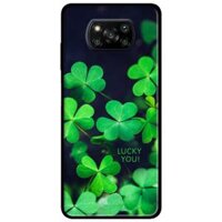 Ốp lưng dành cho Xiaomi Poco X3 mẫu Cỏ Ba Lá 4