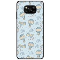 Ốp lưng dành cho Xiaomi Poco X3 mẫu Hoạ Tiết Khinh Khí Cầu