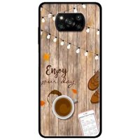 Ốp lưng dành cho Xiaomi Poco X3 mẫu Ly Ca Phê Enjoy