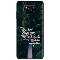 Ốp lưng dành cho Xiaomi Poco X3 mẫu Tim Vê Nơi Xaa