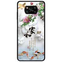 Ốp lưng dành cho Xiaomi Poco X3 mẫu Chim Ca Hoa Trăng