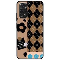Ốp lưng dành cho Xiaomi Redmi Note 11 4G mẫu Hoa Nền Sọc