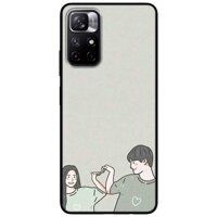 Ốp lưng dành cho Xiaomi Redmi Note 11 5G - Redmi Note 11T - Redmi Note 11S mẫu Cặp Đôi Tim