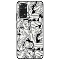 Ốp lưng dành cho Xiaomi Redmi Note 11 4G - Hoạ Tiết Giày Trắng Đen