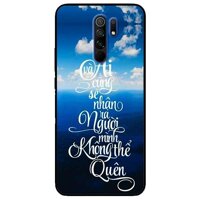 Ốp lưng dành cho Xiaomi Redmi 9 - Redmi 9A - mẫu Không Thê Quên - Xiaomi Redmi 9