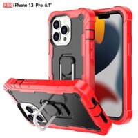 Ốp lưng dày chống sốc 2 trong 1 cho IPhone 14 Pro Max Case Plus Cover Ốp lưng cao su Vỏ HD cứng có giá đỡ Vỏ dày