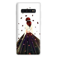 Ốp lưng dẻo cho điện thoại Samsung Galaxy S10 Plus - 224 0106 GIRL03 - Hàng Chính Hãng