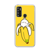 Ốp lưng dẻo cho điện thoại VSMART LIVE 4 - 0384 BANANA - Hàng Chính Hãng