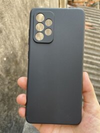 Ốp lưng dẻo cho Samsung Galaxy A52S 5G đen bảo vệ Camera