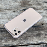 Ốp lưng dẻo chống sốc cao cấp dành cho iPhone 11 Pro Max - Màu trắng mờ
