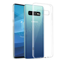 Ốp lưng dẻo dành cho Samsung Galaxy S10 Plus hiệu Ultra Thin mỏng 0.6mm chống trầy - Hàng chính hãng - Clear