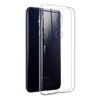 Ốp lưng dẻo dành cho Samsung Galaxy Nokia 8.1  Nokia X7 Ultra Thin mỏng 0.6mm, chống trầy xước, ôm sát máy, Trong suốt - Hàng chính hãng - Clear