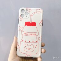 Ốp lưng dẻo hình IMDcon thỏ, hộp sữa đáng yêu dành cho Iphone - Hộp sữa