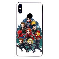 Ốp lưng dẻo Nettacase cho điện thoại Xiaomi Mi A2 - 205 0274 MARVEL03