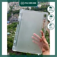 Ốp lưng dẻo Samsung Galaxy Tab S7 FE S7 Plus, S8 Plus , S9 Plus, S9 FE Plus có khay để bút trong mờ