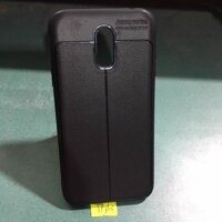 Ốp lưng dẻo sần cao cấp cho Samsung Galaxy J7 plus (đen)