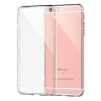 Ốp lưng dẻo Silicon trong suốt cho iPhone 6  iPhone 6s hiệu Ultra thin mỏng 0.6mm - Hàng nhập khẩu - Trong suốt