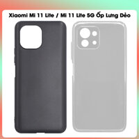 Ốp lưng Dẻo TPU Dành cho Xiaomi Mi 11 Lite, Mi 11 Lite 5G-  Hàng Chính Hãng - Xiaomi Mi 11 Lite - Dẻo Trong