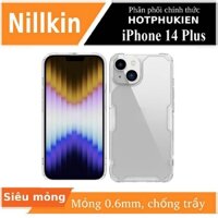 Ốp lưng dẻo TPU Nillkin Nature TPU Pro Case cho iPhone 14 Plus (6.7 inch) chống sốc tốt - HPK Phân Phối