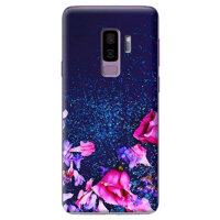 Ốp Lưng Điện Thoại Dành Cho Samsung Galaxy S9 Plus - Hoa Hồng Và Kim Tuyến