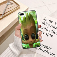 Ốp lưng điện thoại iPhone 7 Plus viền silicon dẻo TPU  hình Baby Groot Mẫu 6